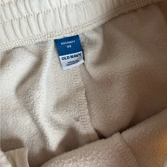 Old Navy set of 2 joggers cream & black size XS - Picture 4 of 9